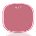 NNEAGS 180kg Digital LCD Fitness Electronic Bathroom Body Weighing Scale Old Rose-0