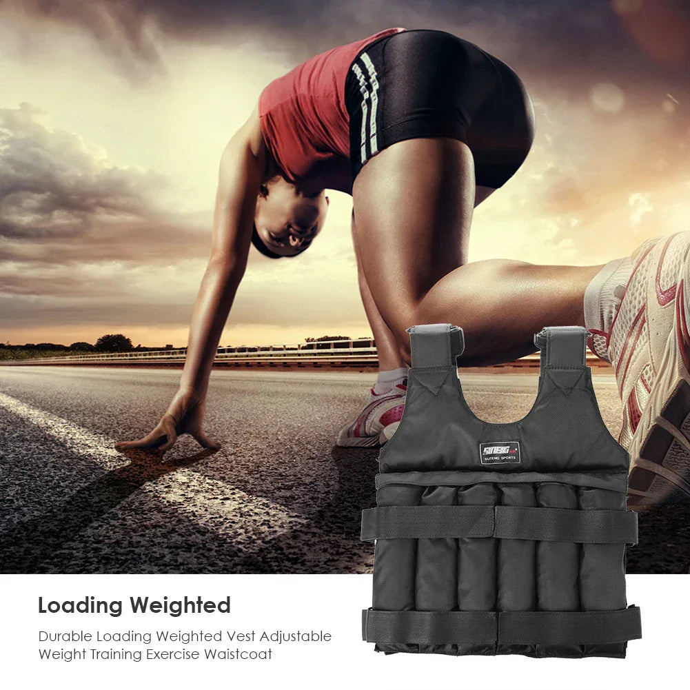 Adjustable Weighted Vest for Fitness Training-2