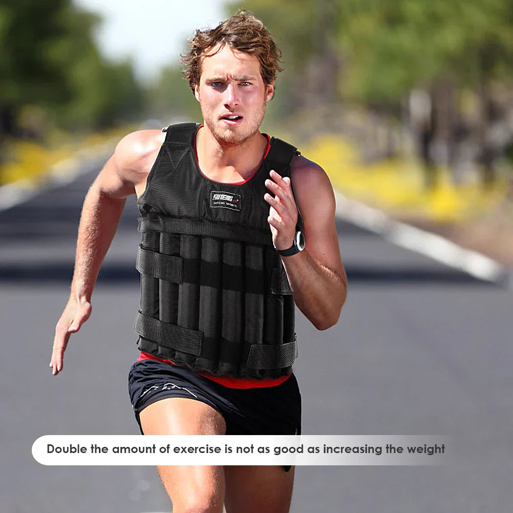 Adjustable Weighted Vest for Fitness Training-1