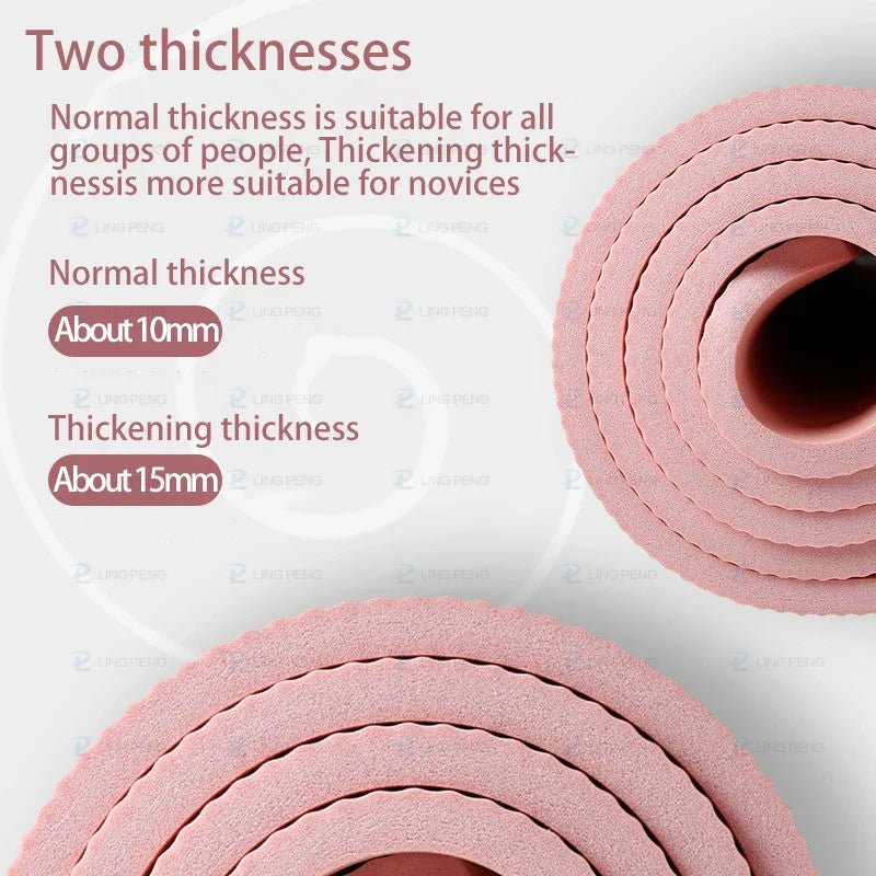 NNEOBA Thick Non-Slip Yoga Mat for Home Fitness-4