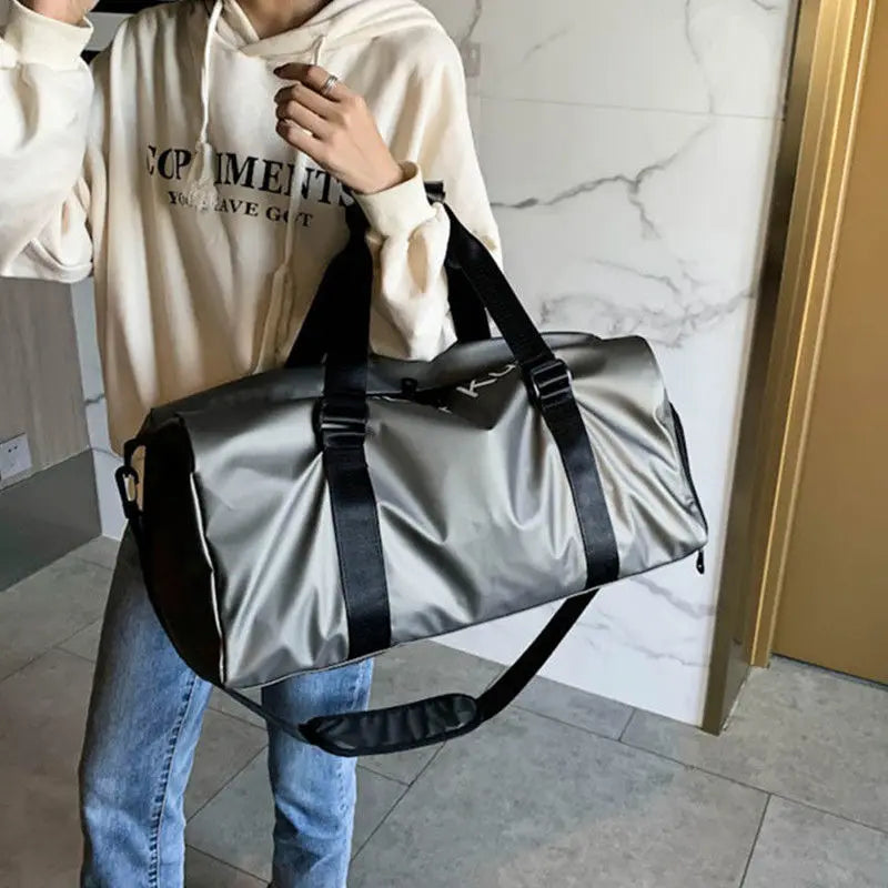 NNEOBA Fitness Travel Sports Bag Gold-3