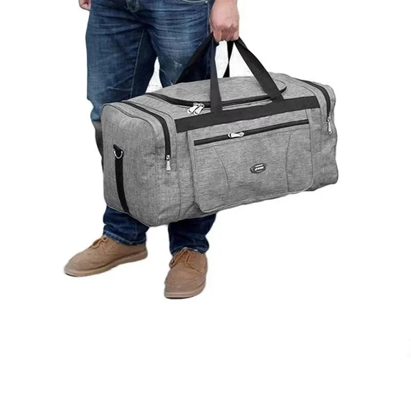 NNEOBA Weekend Duffle Fitness Bag Grey-2